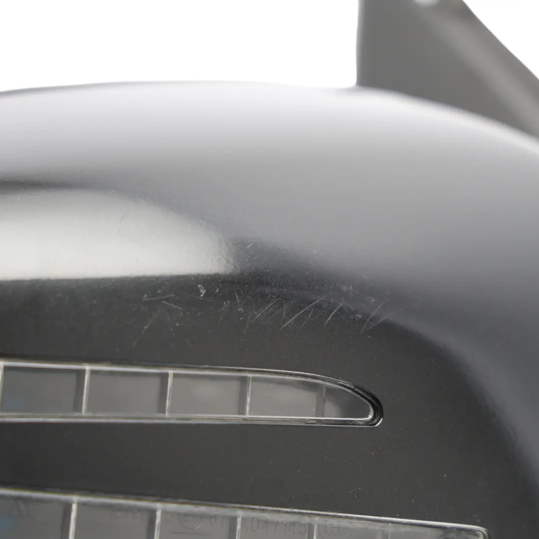 Mercedes ML W166 Wing Mirror Right O/S Power Fold Auto Dim Obsidian Black - 197 - SKU RHD-A1668100001-OB2 - Part number A1668100001