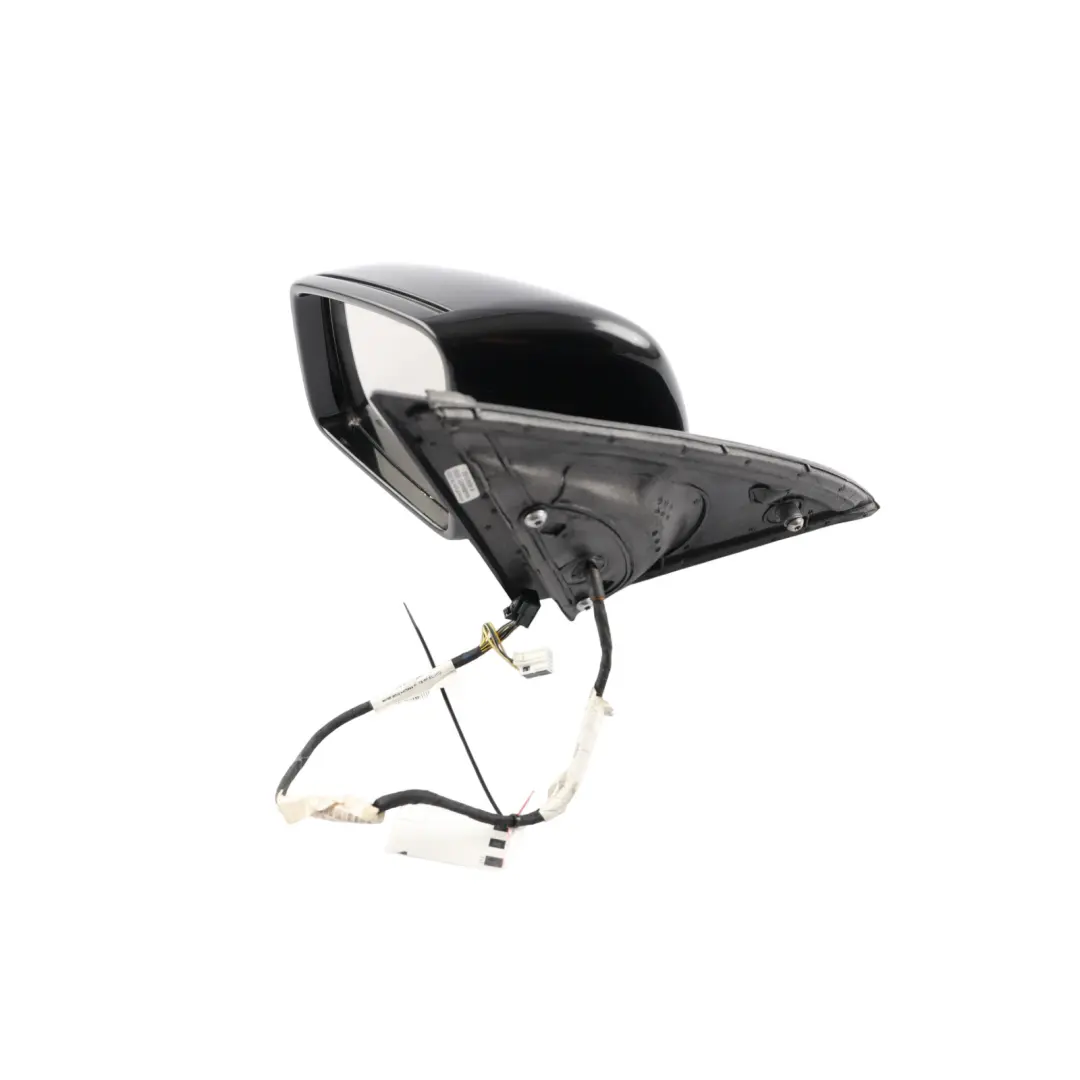 Mercedes ML W166 Wing Mirror Left N/S Power Fold Auto Dim Obsidian Black - 197 - SKU RHD-A1668108500-OB1 - Part number A1668108500
