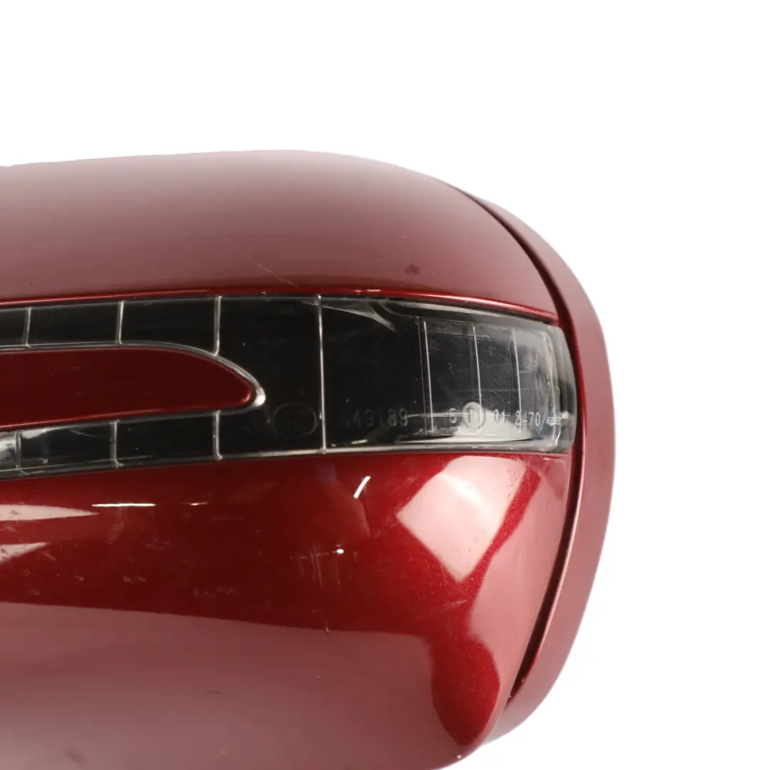 Side View Wing Mirror Left N/S Door Outside Red to Mercedes SLK R171 with Part number A1718101976 Mercedes SLK R171 Side View Wing Mirror Left N/S Door Outside Red - SKU RHD-A1718101976-THR - Part number A1718101976