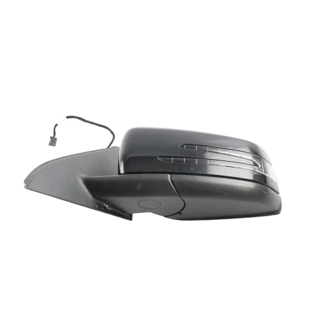 Mercedes W176 Door Wing Mirror Outside Left N/S Kosmos Black - 191 - SKU RHD-A1768100176-KB2 - Part number A1768100176