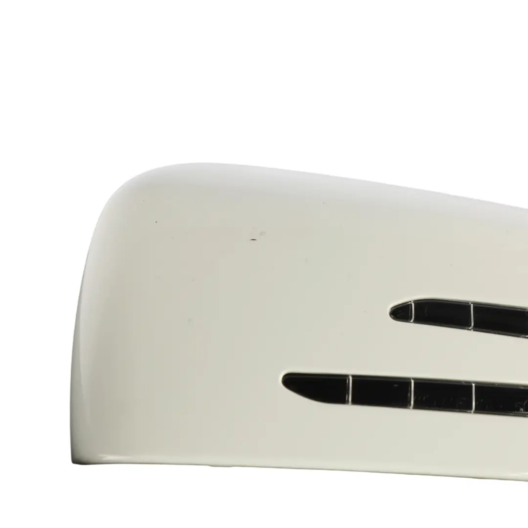 Mercedes W176 Door Wing Mirror Left N/S Power Fold Calcite White - 650 - SKU RHD-A1768100376-CW - Part number A1768100376