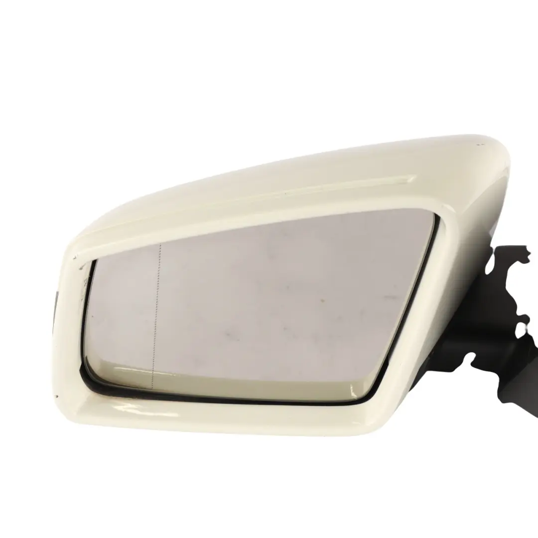 Door Wing Mirror Left N/S Power Fold Calcite White - 650 to Mercedes W176 with Part number A1768100376 Mercedes W176 Door Wing Mirror Left N/S Power Fold Calcite White - 650 - SKU RHD-A1768100376-CW - Part number A1768100376