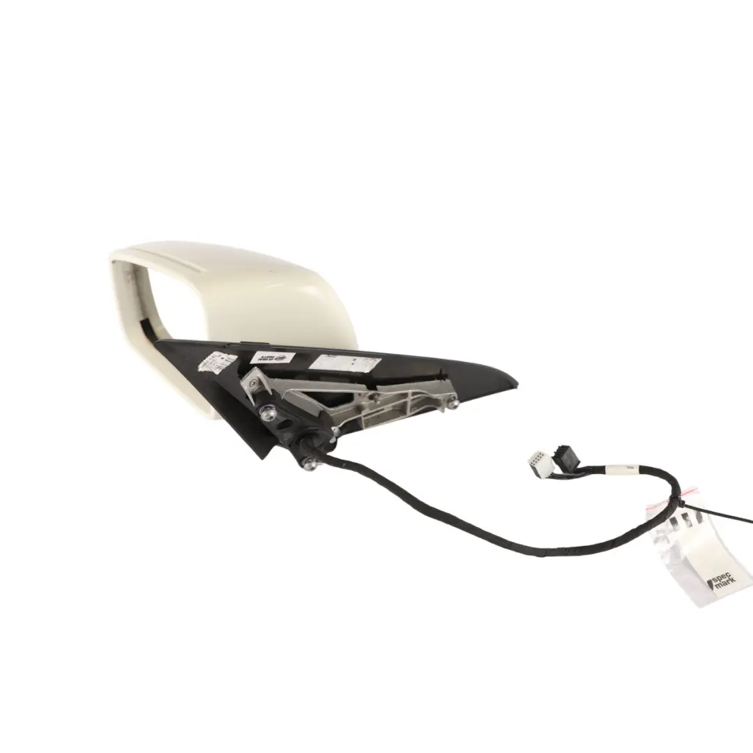 Door Wing Mirror Left N/S Power Fold Calcite White - 650 to Mercedes W176 with Part number A1768100376 Mercedes W176 Door Wing Mirror Left N/S Power Fold Calcite White - 650 - SKU RHD-A1768100376-CW - Part number A1768100376