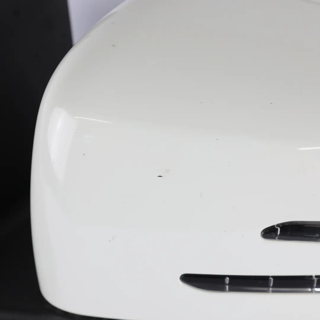 Mercedes W176 Door Wing Mirror Left N/S Power Fold Calcite White - 650 - SKU RHD-A1768100376-CW - Part number A1768100376