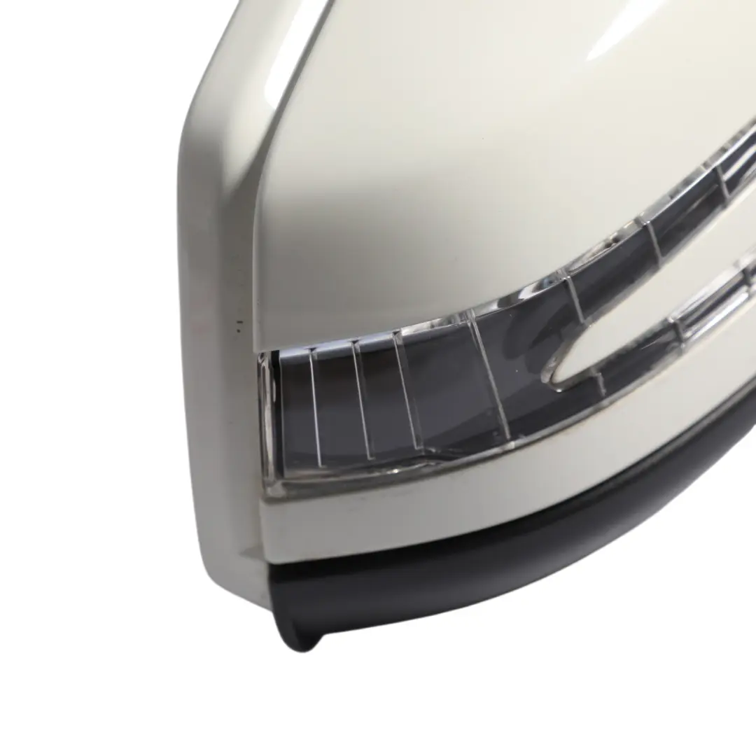 Door Wing Mirror Power Fold Right O/S Calcite White - 650 to Mercedes W176 with Part number A1768100476 Mercedes W176 Door Wing Mirror Power Fold Right O/S Calcite White - 650 - SKU RHD-A1768100476-CW - Part number A1768100476