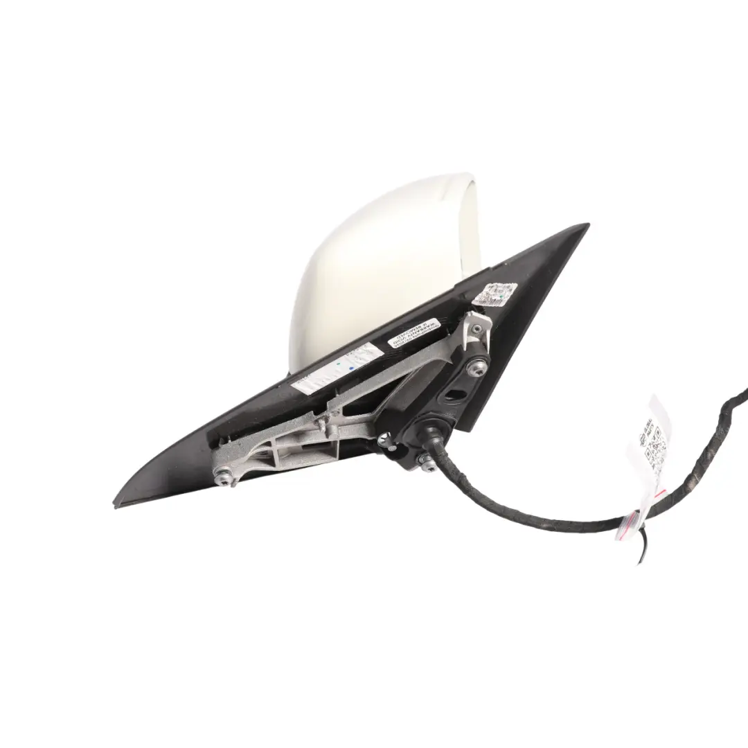 Mercedes W176 Door Wing Mirror Power Fold Right O/S Calcite White - 650 - SKU RHD-A1768100476-CW - Part number A1768100476