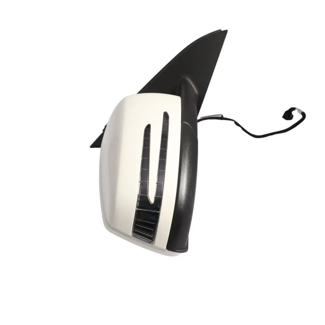 Mercedes W176 Door Wing Mirror Power Fold Right O/S Calcite White - 650 - SKU RHD-A1768100476-CW - Part number A1768100476