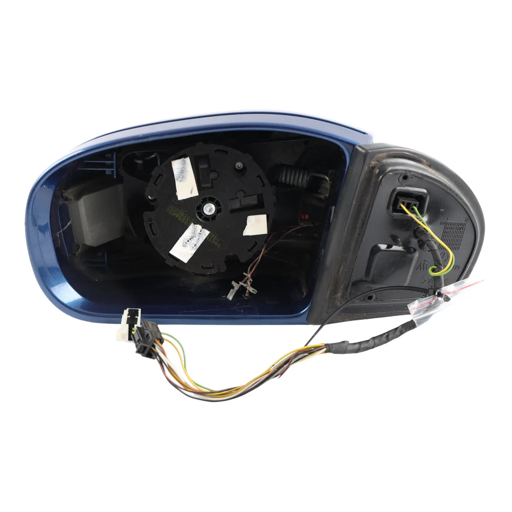 Mercedes W203 Wing Mirror Power Fold Door Left N/S Jaspis Blue Metallic - 345