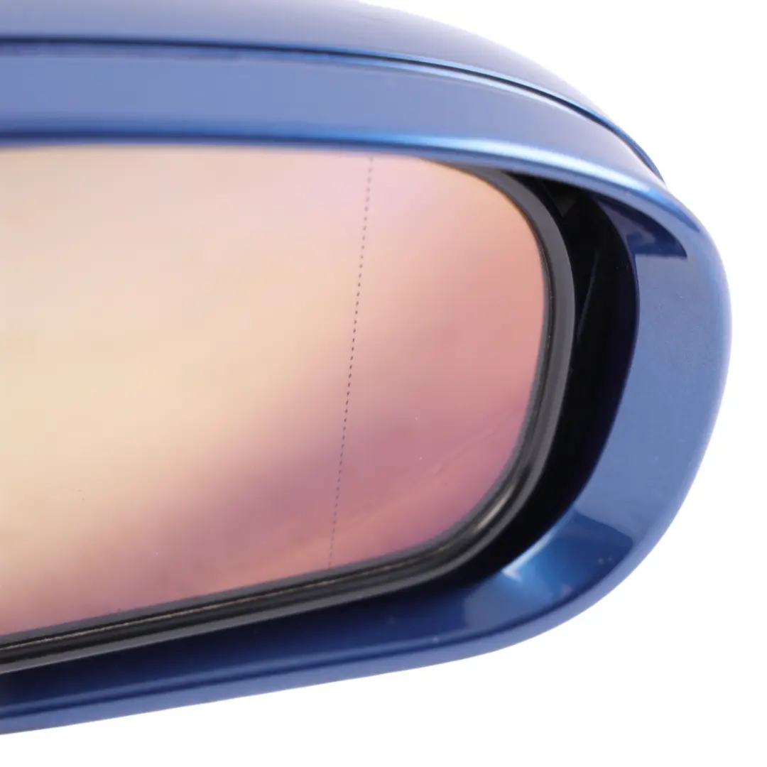 Mercedes W203 Wing Mirror Door Right O/S Auto Dip Power Fold Jaspis Blue - 345 - SKU rhd-A2038107276-JAS - Part number A2038107276