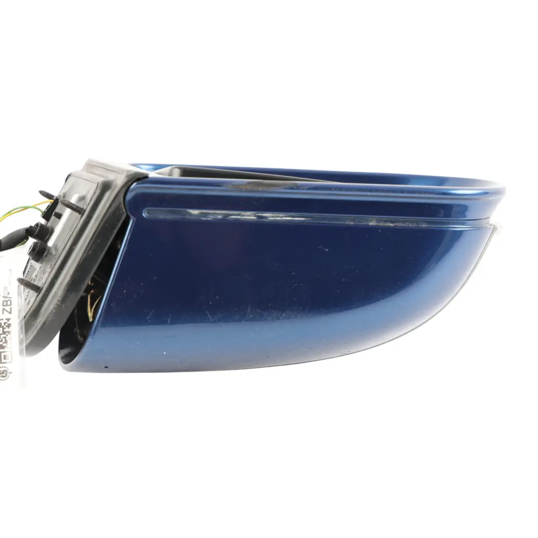 Mercedes W203 Wing Mirror Door Right O/S Auto Dip Power Fold Jaspis Blue - 345 - SKU rhd-A2038107276-JAS - Part number A2038107276