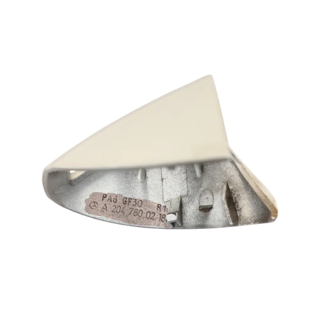Door Handle Cap Surround Right O/S Calcite White - 650 to Mercedes W204 C207 with Part number A2047600218 Mercedes W204 C207 Door Handle Cap Surround Right O/S Calcite White - 650 - SKU RHD-A2047600218-CW - Part number A2047600218