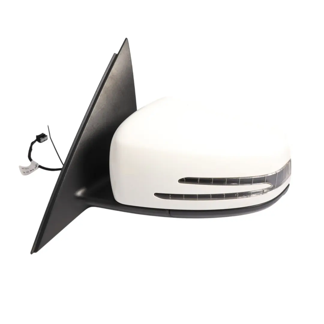 Mercedes W204 Wing Mirror Door Left N/S Door Polar White - 149 - SKU RHD-A2048102976-POL - Part number A2048102976