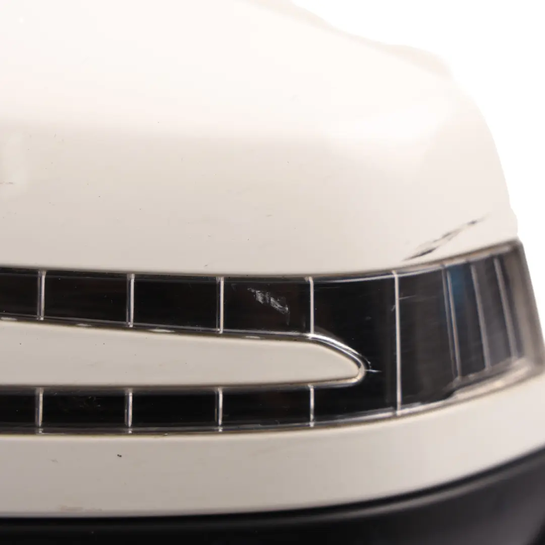 Mercedes W204 Wing Mirror Power Fold Auto Dimming Left N/S Calcite White - 650 - SKU RHD-A2048103176-CW - Part number A2048103176