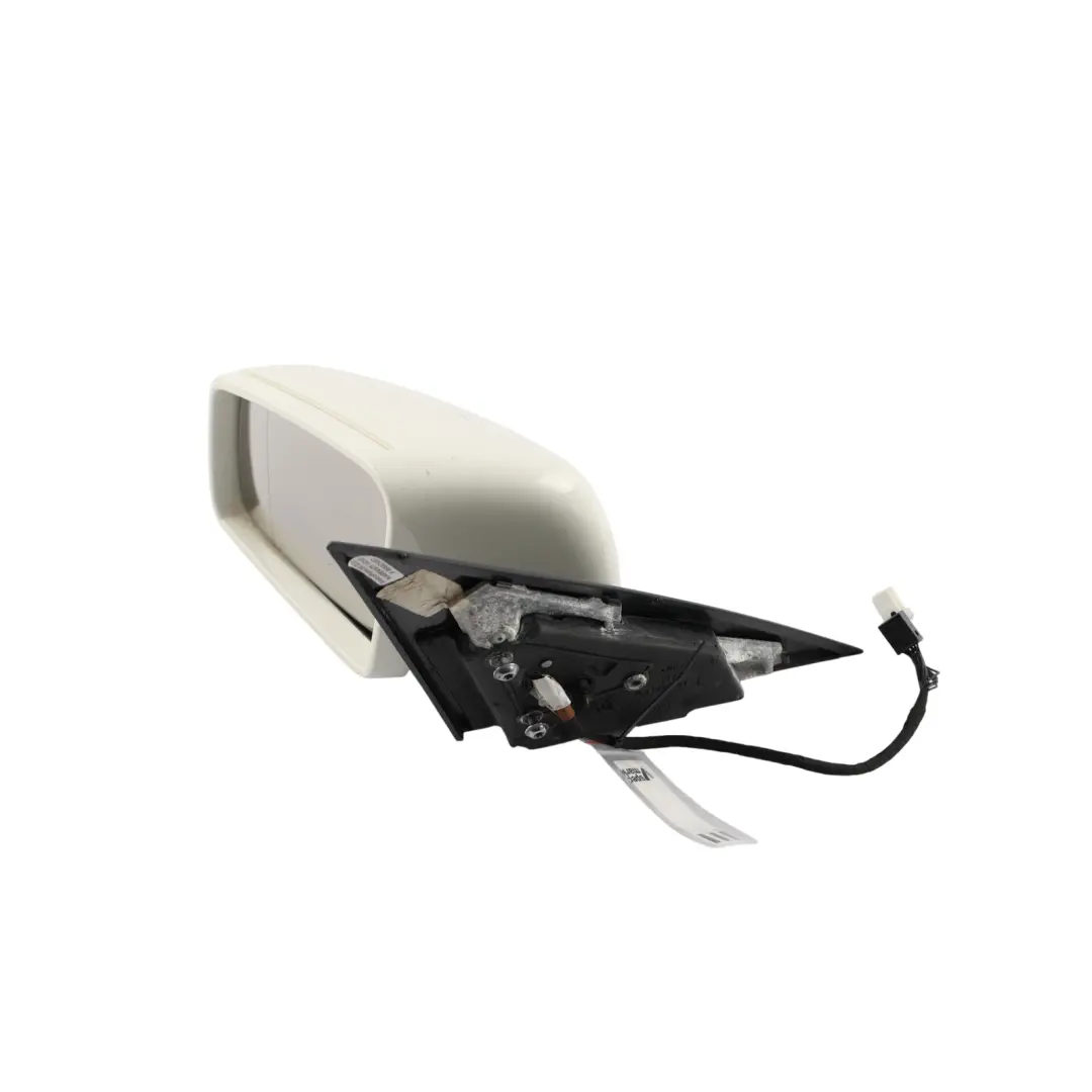 Mercedes W204 Wing Mirror Power Fold Auto Dimming Left N/S Calcite White - 650 - SKU RHD-A2048103176-CW - Part number A2048103176