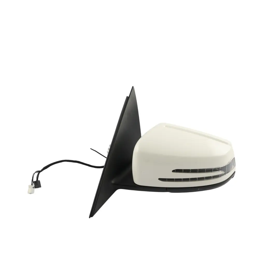 Wing Mirror Power Fold Auto Dimming Left N/S Calcite White - 650 to Mercedes W204 with Part number A2048103176 Mercedes W204 Wing Mirror Power Fold Auto Dimming Left N/S Calcite White - 650 - SKU RHD-A2048103176-CW - Part number A2048103176