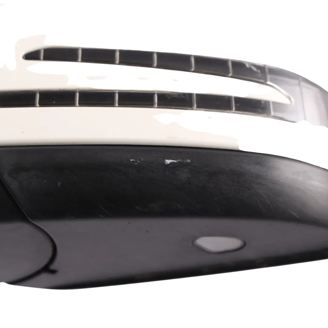 Mercedes W204 Wing Mirror Power Fold Auto Dimming Left N/S Calcite White - 650 - SKU RHD-A2048103176-CW - Part number A2048103176