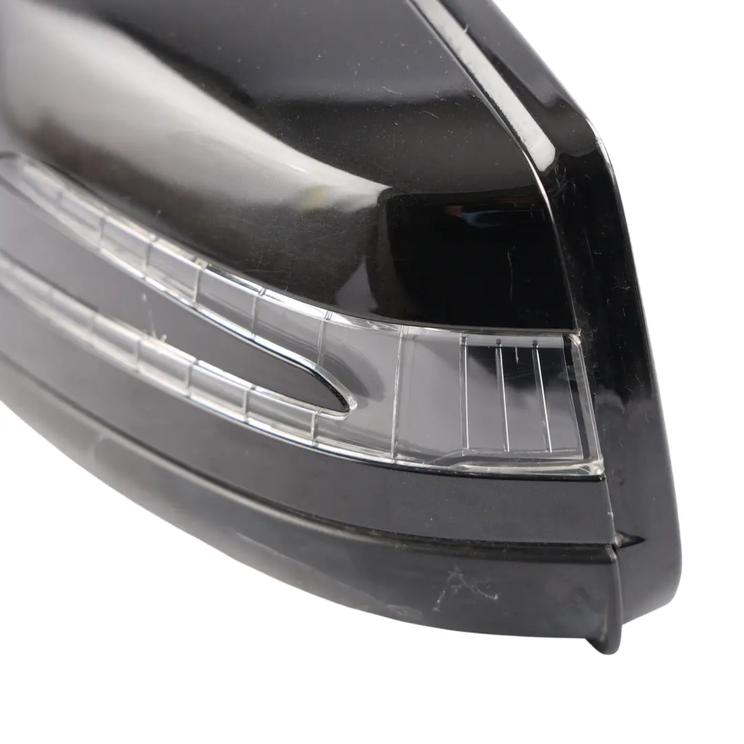Mercedes W204 Wing Mirror Power Fold Auto Dip Door Left N/S Obsidian Black 197 - SKU RHD-A2048103976-OB1 - Part number A2048103976