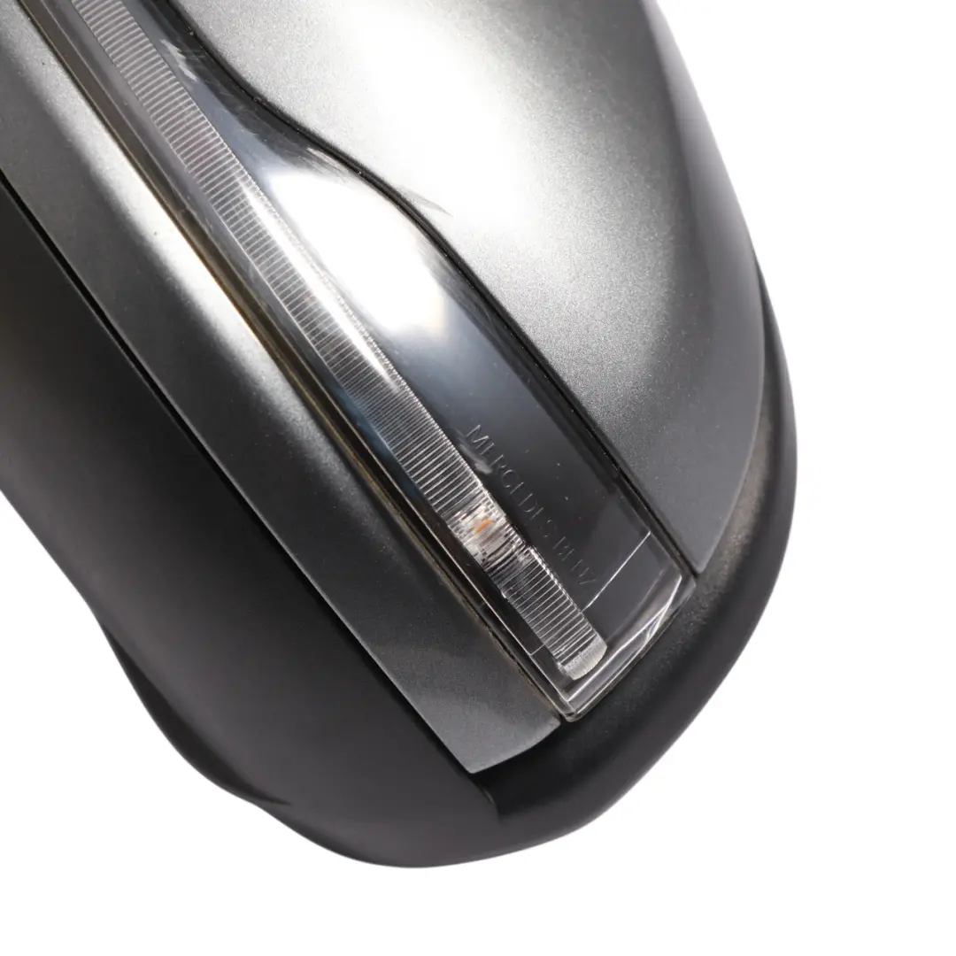 Mercedes W205 Door Wing Mirror Electric Left N/S Selenite Grey - 992 - SKU RHD-A2058102302-SEL - Part number A2058102302