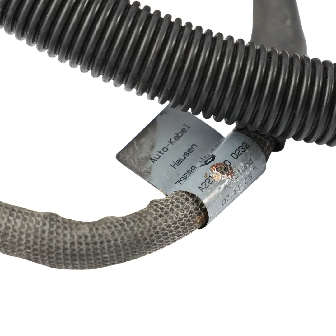 Mercedes W221 Battery Starter Alternator Cable Wiring Harness OM642 - SKU RHD-A2215400232 - Part number A2215400232