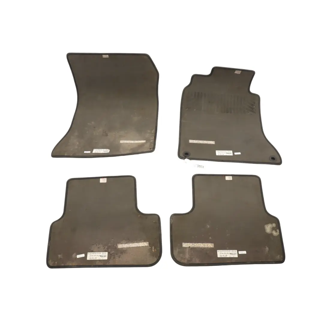 Mercedes W246 Floor Mats Set Interior Front Rear Floor Cover Black - SKU RHD-A2466803348-3 - Part number A2466803348