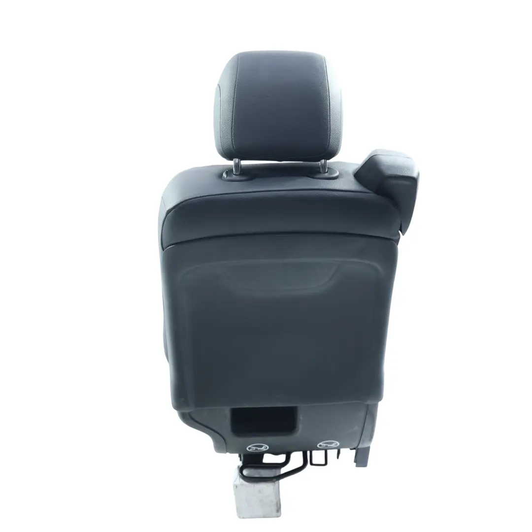 Single Bench Black Leather Leatherette to Mercedes Vito W447 Rear Seat with Part number A4479503701 Mercedes Vito W447 Rear Seat Single Bench Black Leather Leatherette - SKU RHD-A4479503701-2 - Part number A4479503701