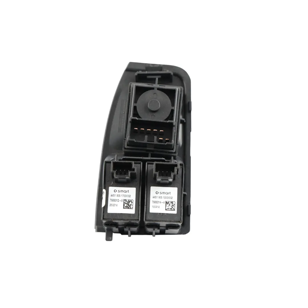 Smart Fortwo C451 Front Window Switch Regulator Set Driver Side - SKU RHD-A4519051700-1 - Part number A4519051700