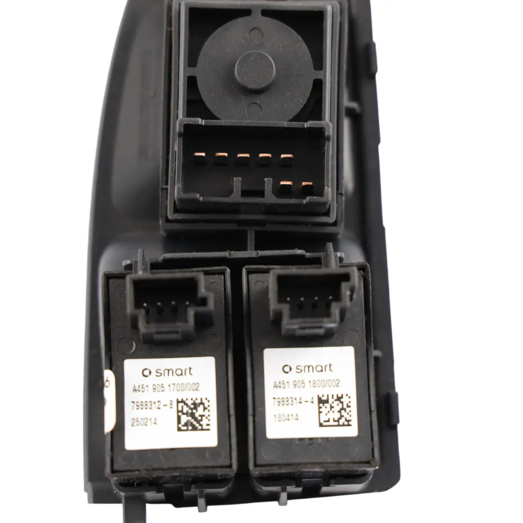C451 Front Window Switch Regulator Set Driver Side to Smart Fortwo with Part number A4519051700 Smart Fortwo C451 Front Window Switch Regulator Set Driver Side - SKU RHD-A4519051700-1 - Part number A4519051700