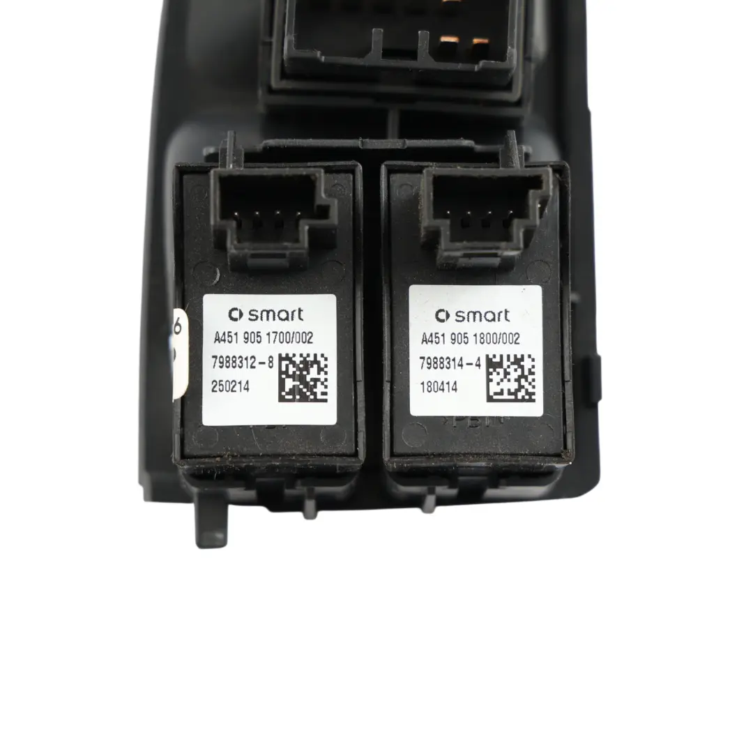 C451 Front Window Switch Regulator Set Driver Side to Smart Fortwo with Part number A4519051700 Smart Fortwo C451 Front Window Switch Regulator Set Driver Side - SKU RHD-A4519051700-1 - Part number A4519051700