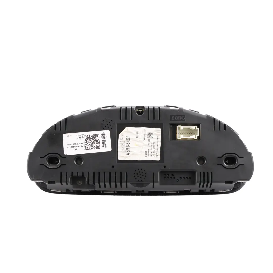 Mercedes Vito W639 Diesel Instrument Cluster Speedo Clocks - SKU RHD-A6394464221-1 - Part number A6394464221
