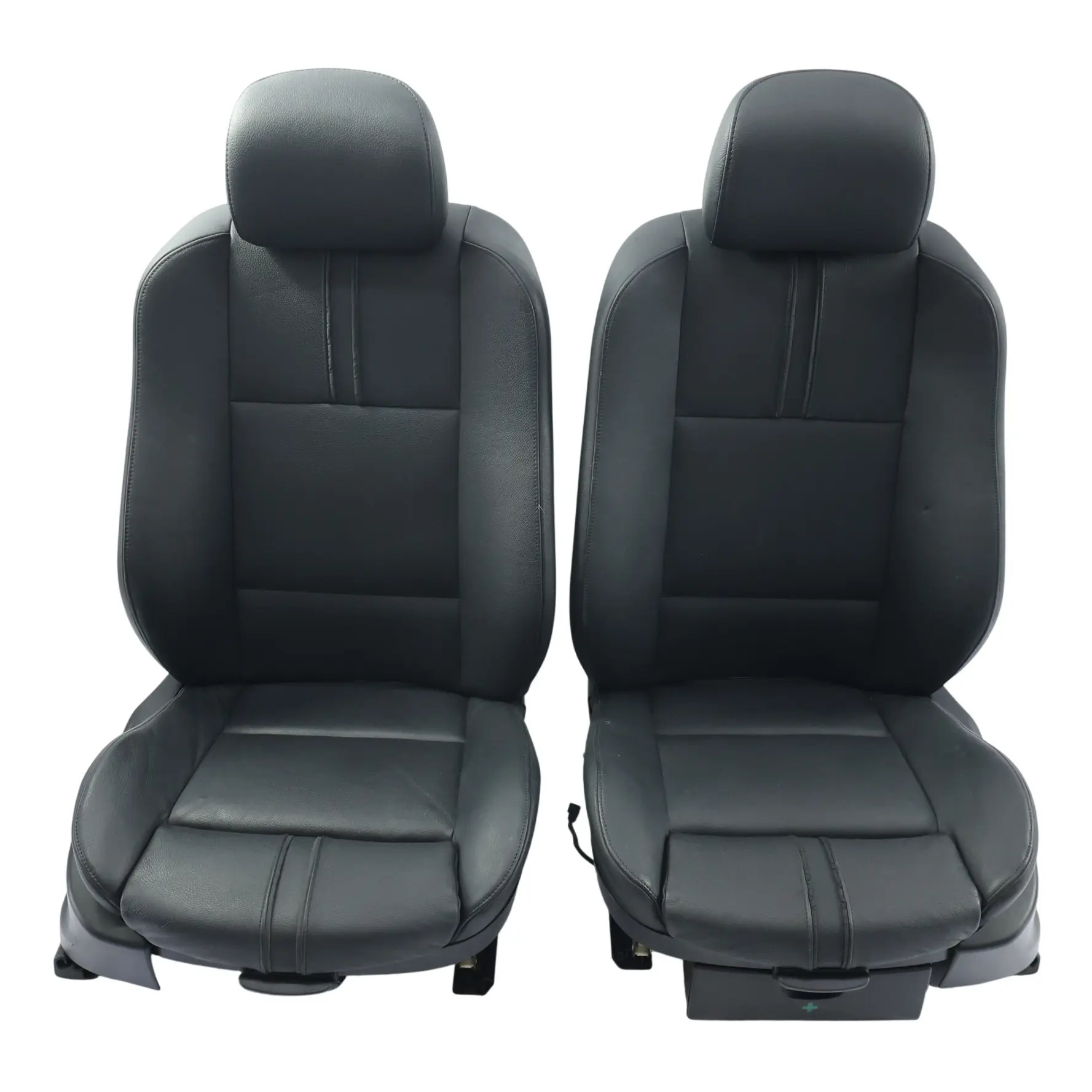 BMW X3 E83 Front Sports Seats Set Memory Heated Black Leather Left Right N/O/S