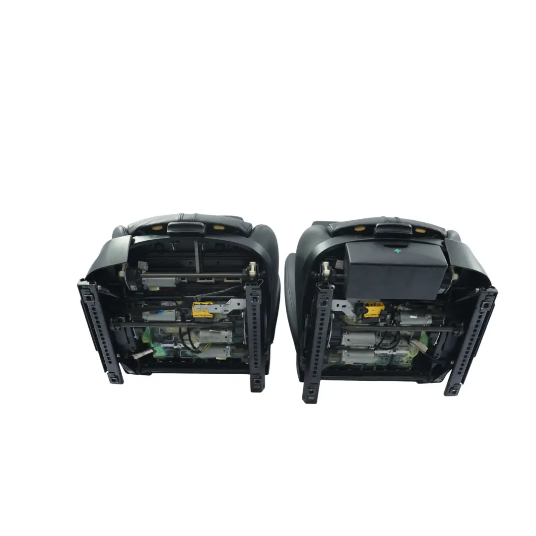 BMW X3 E83 Front Sports Seats Set Memory Heated Black Leather Left Right N/O/S - SKU RHD-BMW-E83-SEAT-SET-LEATHER-SCHWARZ-LGSW - Part number BMW-E83-SEAT-SET-LEATHER-SCHWARZ-LGSW
