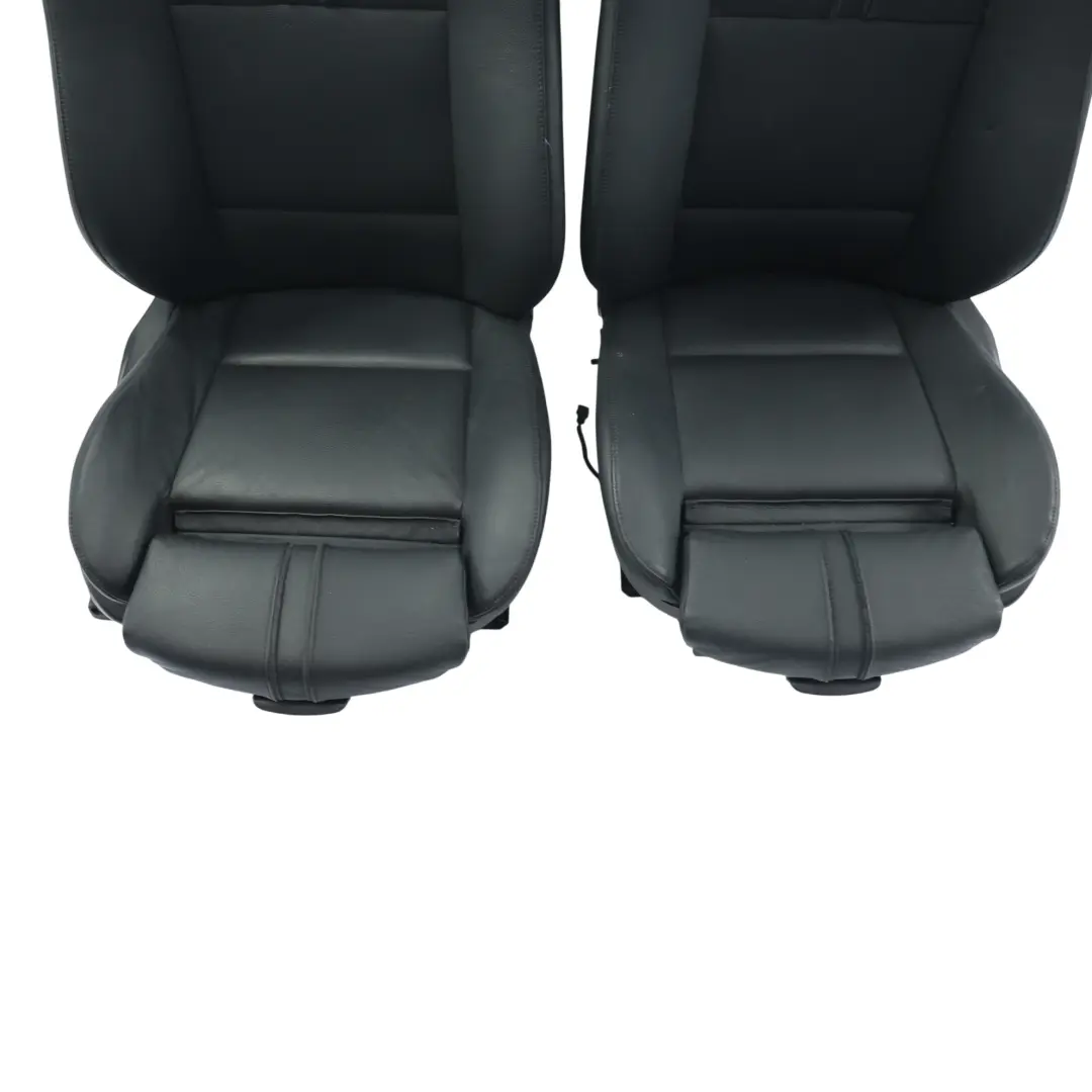 BMW X3 E83 Front Sports Seats Set Memory Heated Black Leather Left Right N/O/S - SKU RHD-BMW-E83-SEAT-SET-LEATHER-SCHWARZ-LGSW - Part number BMW-E83-SEAT-SET-LEATHER-SCHWARZ-LGSW