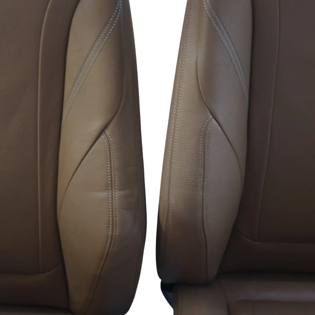 BMW F32 Front Sport Seat Set Left Right N/O/S Memory Heated Leather Dakota Brown - SKU RHD-BMW-F32-SEAT-SET-DAKOTA-SATTELBRAUN - Part number BMW-F32-SEAT-SET-DAKOTA-SATTELBRAUN