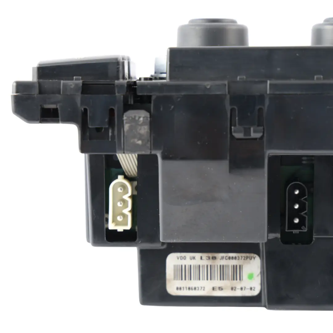 Range Rover L322 A/C Heater Control Switch Panel Unit - SKU RHD-JFC000372PUY - Part number JFC000372PUY