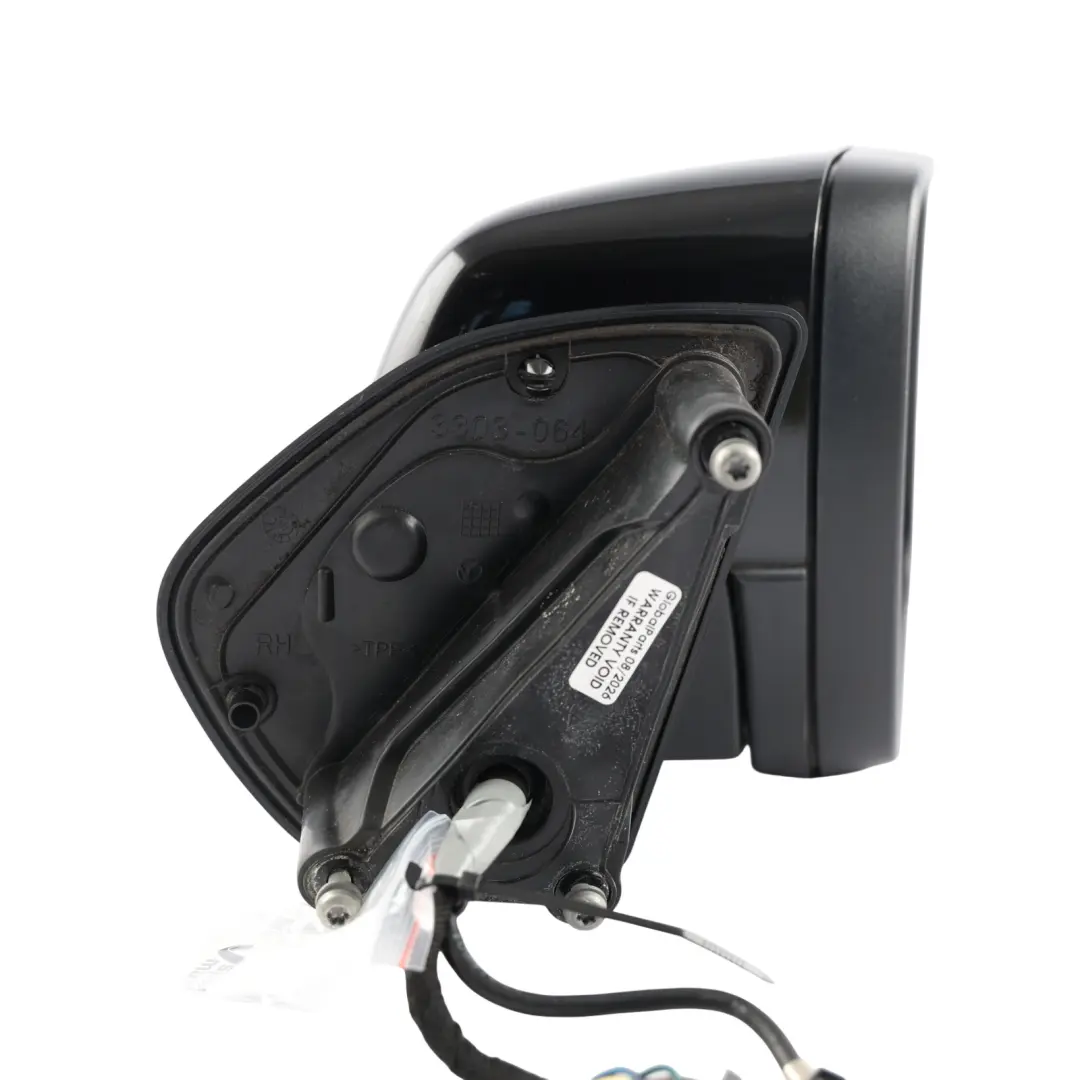 Wing Mirror Electric Right O/S Santorini Black - 1AG/820 to Range Rover Sport L320 with Part number LR013762 Range Rover Sport L320 Wing Mirror Electric Right O/S Santorini Black - 1AG/820 - SKU RHD-LR013762-SAB - Part number LR013762
