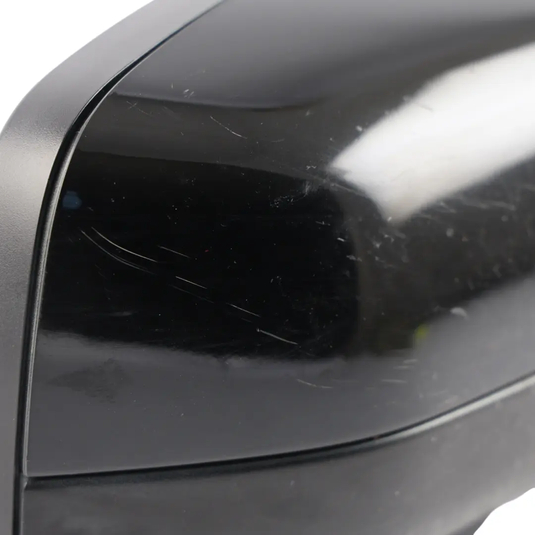 Range Rover Sport L320 Wing Mirror Electric Right O/S Santorini Black - 1AG/820 - SKU RHD-LR013762-SAB - Part number LR013762