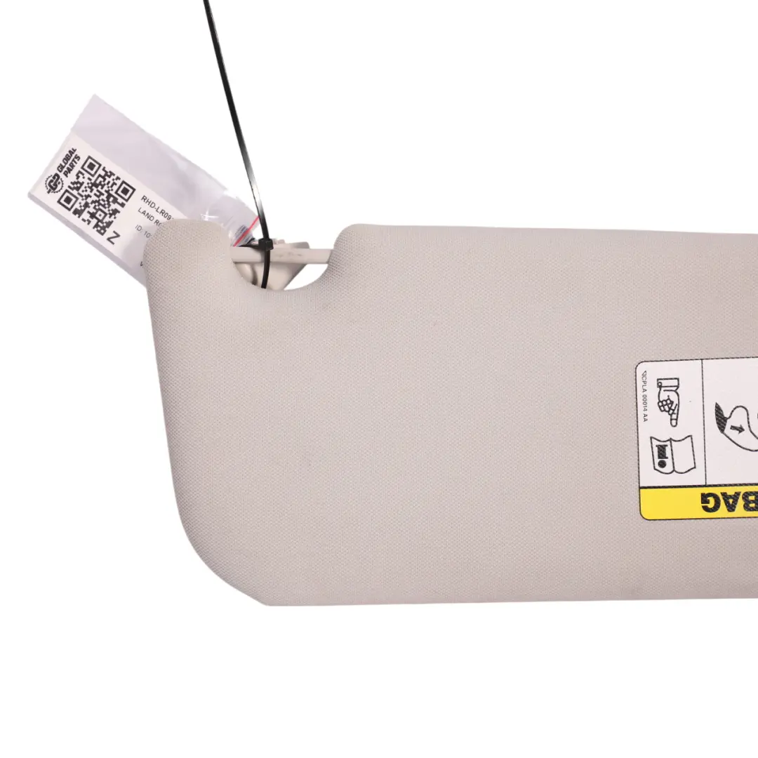 Sun Visor Cover Panel Oyster Left N/S to Range Rover Velar L560 with Part number LR091416 Range Rover Velar L560 Sun Visor Cover Panel Oyster Left N/S - SKU RHD-LR091416 - Part number LR091416