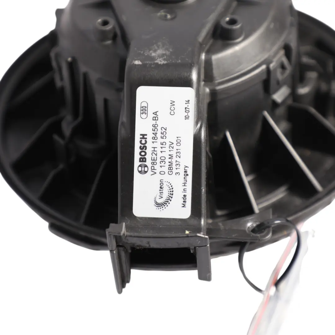 Heater Blower Motor Fan With Resistor to Ford Fiesta Mk7 with Part number VP8E2H-18456-BA Ford Fiesta Mk7 Heater Blower Motor Fan With Resistor - SKU RHD-VP8E2H-18456-BA - Part number VP8E2H-18456-BA