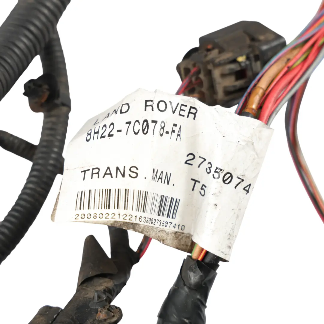 Gearbox Wiring Harness 2.7 TD 8H22-7C078-FA to Land Rover Discovery 3 L319 Manual with Part number YMD506190 Land Rover Discovery 3 L319 Manual Gearbox Wiring Harness 2.7 TD 8H22-7C078-FA - SKU RHD-YMD506190 - Part number YMD506190