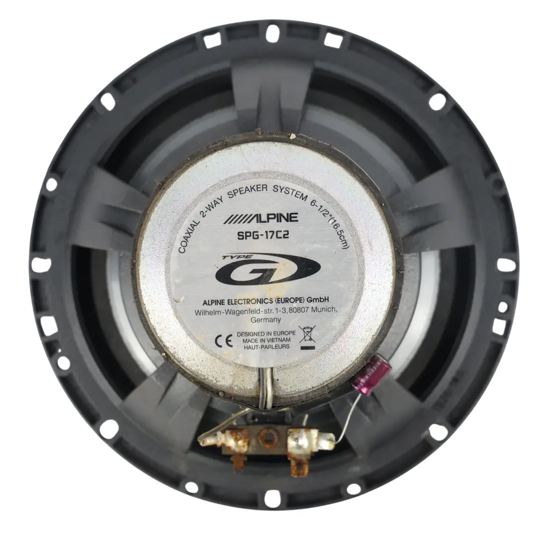 Inny Sistema Altoparlanti Coassiali 2 Vie 6-1/2" 16.5CM per con numero di parte SPG-17C2 Inny Sistema Altoparlanti Coassiali 2 Vie 6-1/2" 16.5CM - SKU SPG-17C2 - Numero di parte SPG-17C2
