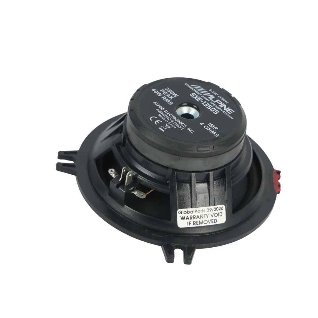Altavoces Puerta Coche 13cm 5.25" 2 Vías 250W para Alpine con número de pieza SXE-1350S Alpine Altavoces Puerta Coche 13cm 5.25" 2 Vías 250W - SKU SXE-1350S - Número de pieza SXE-1350S