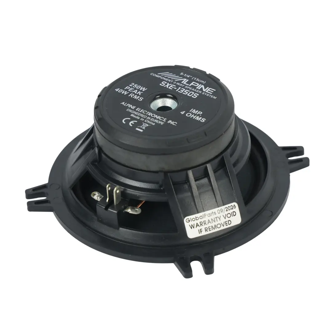 Alpine Altavoces Puerta Coche 13cm 5.25" 2 Vías 250W - SKU SXE-1350S - Número de pieza SXE-1350S