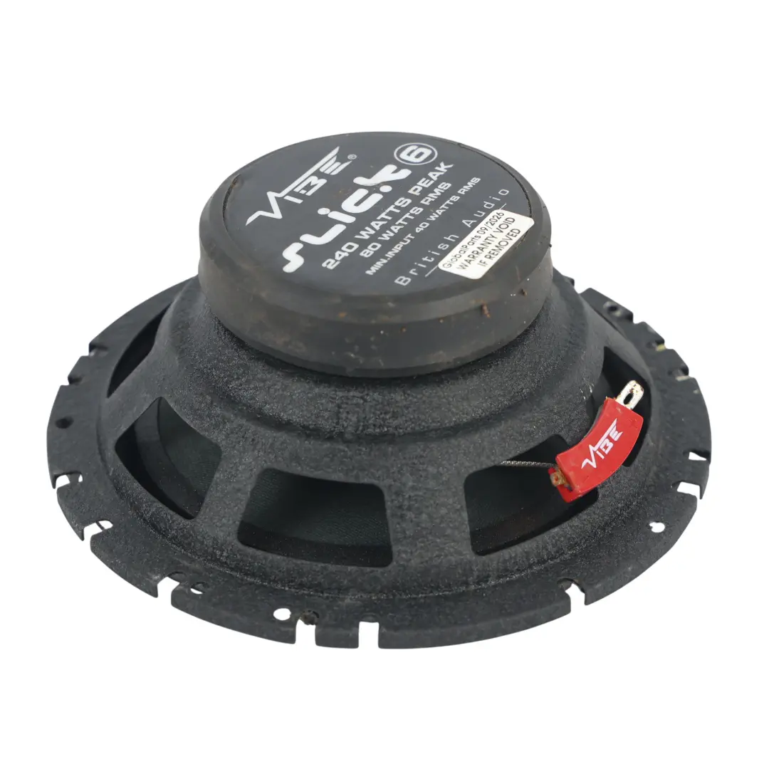 Vibe Slick S6 Altavoz Coaxial Estéreo Coche Tweeter 6,5" 240W - SKU VIBE-SLICK6-1 - Número de pieza VIBE-SLICK6