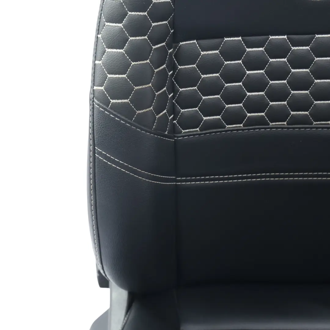 Volkswagen Caddy 2C Asiento Delantero Izquierdo Derecho Cuero Negro Gris - SKU VOLKSWAFEN-CADDY-2C-SEATS-SEAT-LEFT-RIGHT-SET - Número de pieza VOLKSWAFEN-CADDY-2C-SEATS-SEAT-LEFT-RIGHT-SET