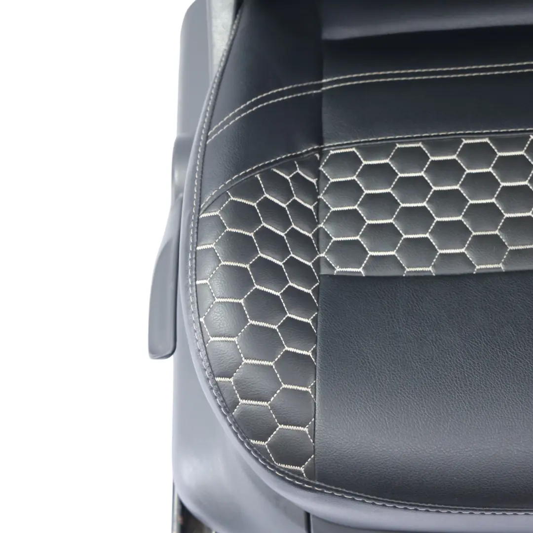 Volkswagen Caddy 2C Front Seat Left Right N/O/S Interior Leather Black Grey - SKU VOLKSWAFEN-CADDY-2C-SEATS-SEAT-LEFT-RIGHT-SET - Part number VOLKSWAFEN-CADDY-2C-SEATS-SEAT-LEFT-RIGHT-SET