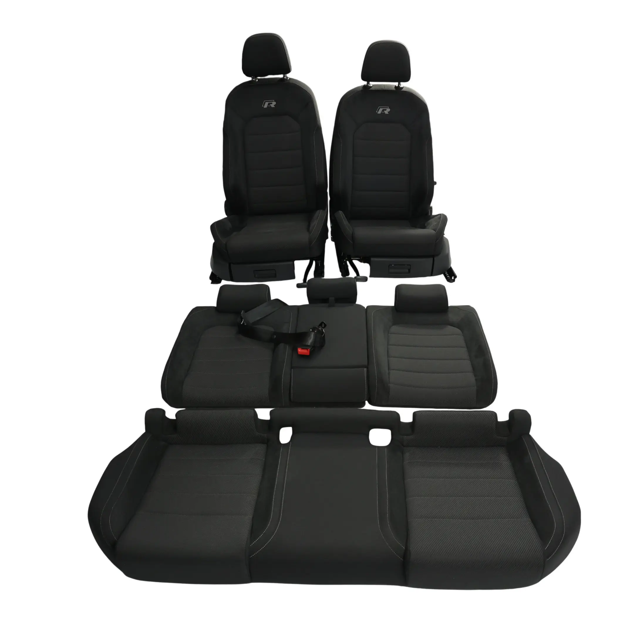 Volkswagen Golf R Mk7 5 Porte Sedili Interni Riscaldati Alcantara Nero Grigio