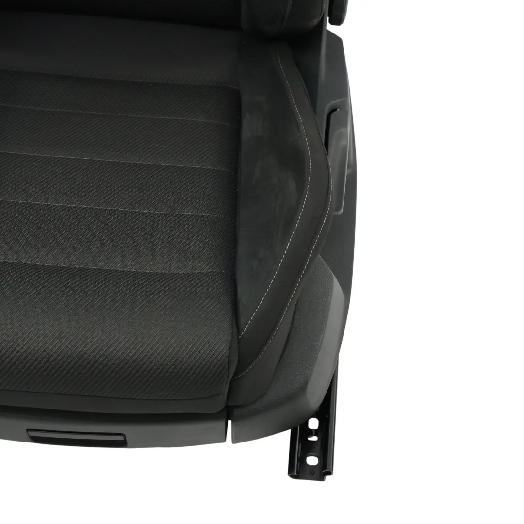 Volkswagen Golf R Mk7 Sitze Set Beheizt Stoff Alcantara Schwarz Grau - SKU VW-GOLF-R-5G-SEATS-SET-FABRIC-ALCANTARA - Teilenummer 5G4881805DK