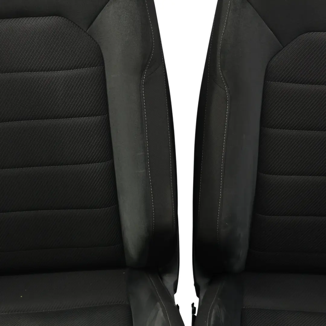 Volkswagen Golf R Mk7 5Dr Seats Set Interior Heated Cloth Alcantara Black Grey - SKU VW-GOLF-R-5G-SEATS-SET-FABRIC-ALCANTARA - Part number 5G4881805DK