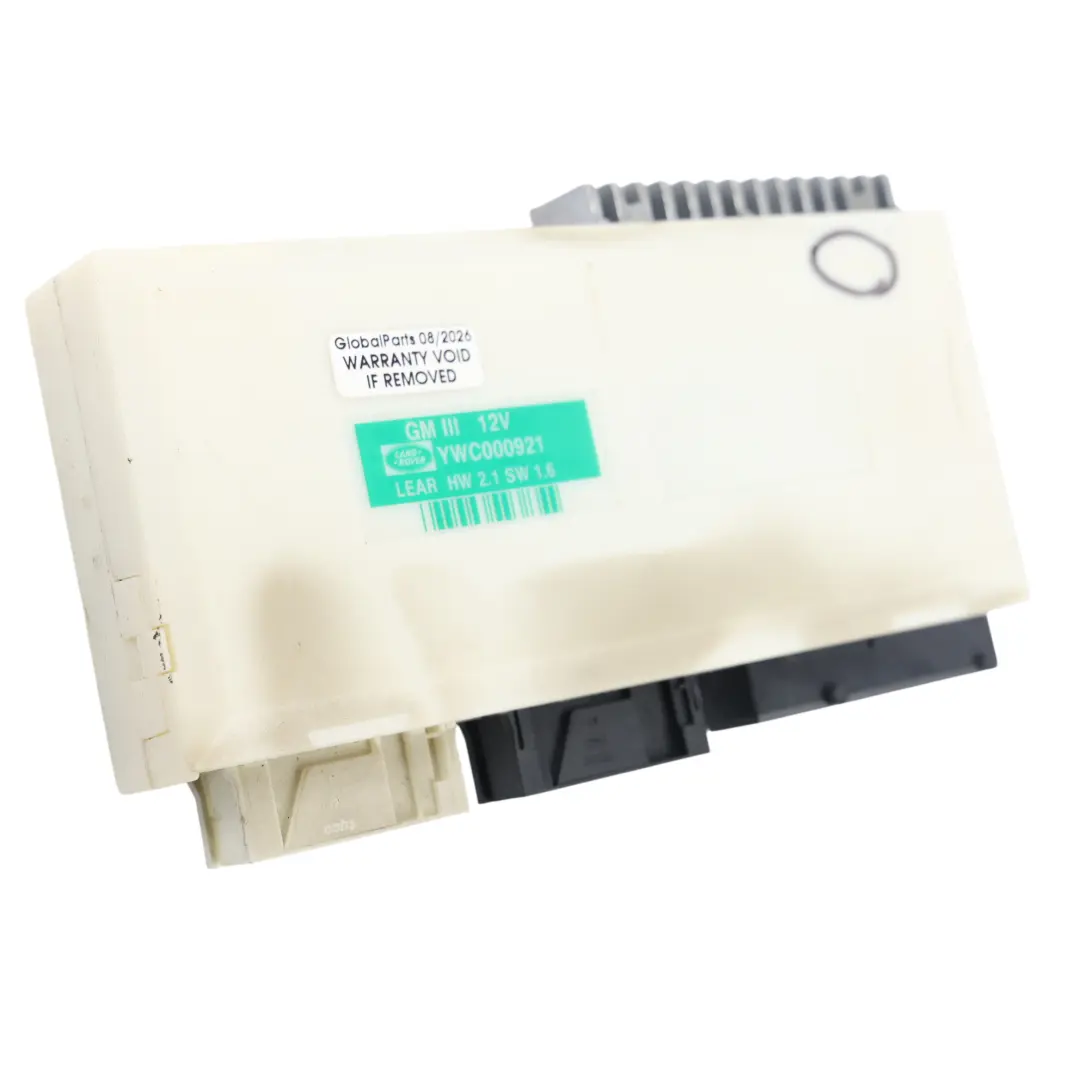 Body Control Module BCM BCU ECU Unit to Land Rover Range Rover L322 with Part number YWC000921 Land Rover Range Rover L322 Body Control Module BCM BCU ECU Unit - SKU YWC000921 - Part number YWC000921