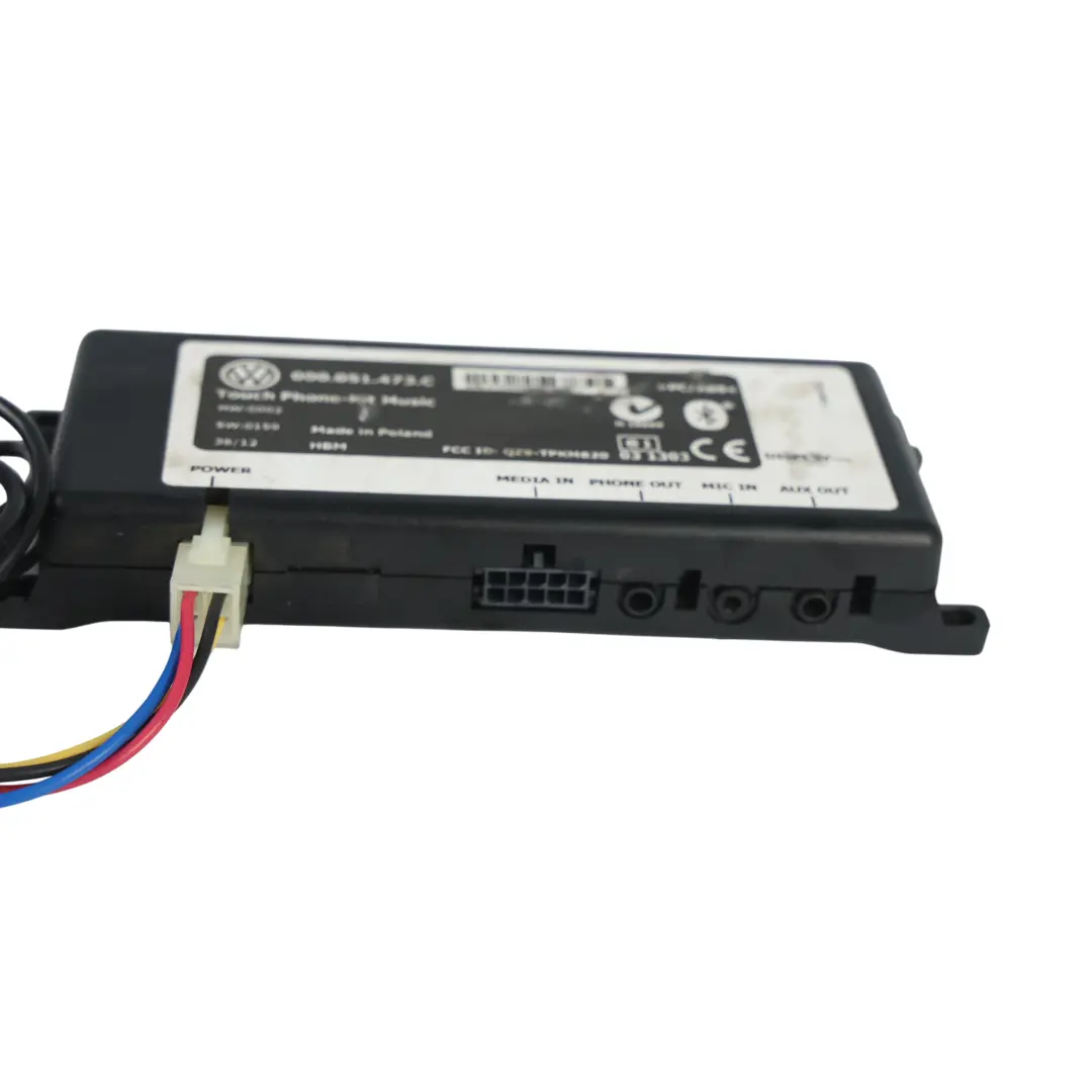 Volkswagen VW Polo 6R Bluetooth Hands-free TPK Connection Kit Set - SKU 000051473C-2 - Part number 000051473C